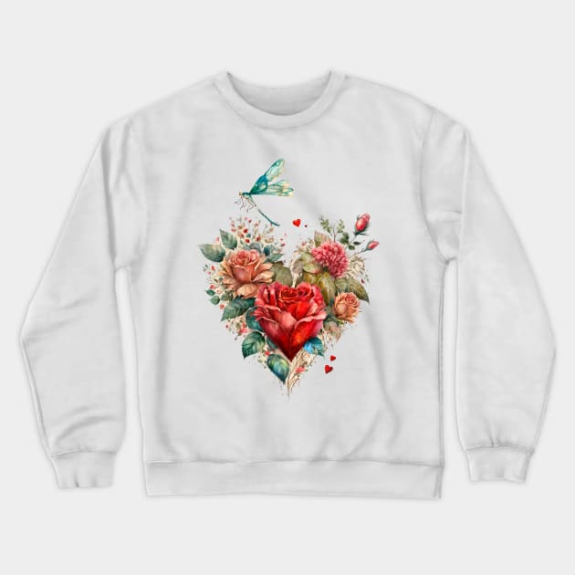 Dragon Fly Gardener t-shirt Crewneck Sweatshirt by 3 Blue Limes